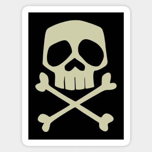 Captain Harlock skull (color variation) Sticker